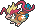 Nayakoko pixel artwork for National Pokédex 18